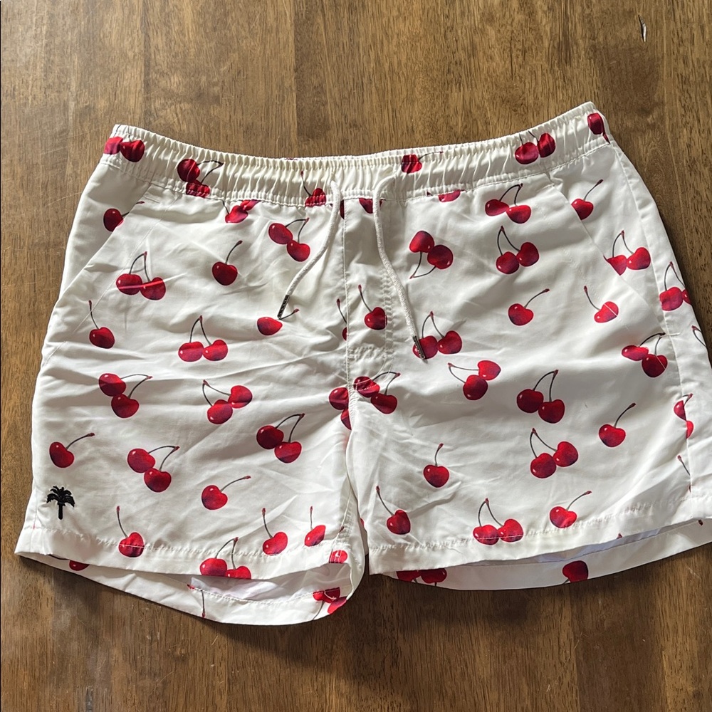 OAS Men’s Cherry Swim Trunks Sz Large